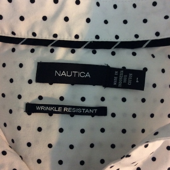 📌2/$20📌 Nautica Wrinkle Resistant 3/4 Slv Shirt - Picture 5 of 5